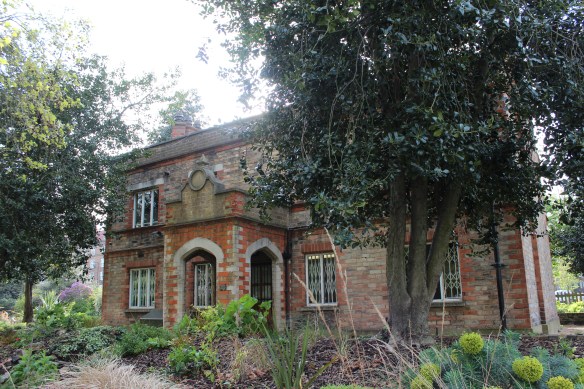 The back of the house - with the added porch.